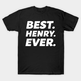 Funny Worlds Best Henry  Kid Henry Name T-Shirt